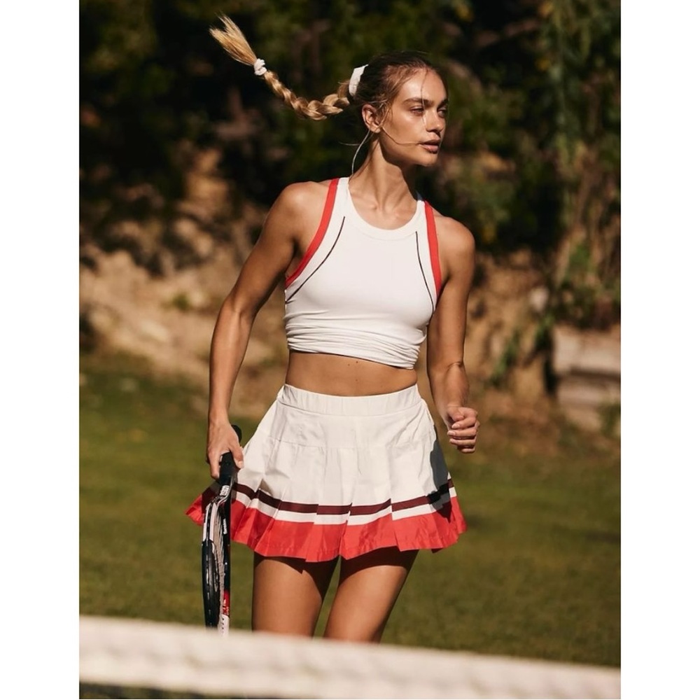Free People Movement Top Spin Tennis Skirt Pleated Athletic Skort Medium